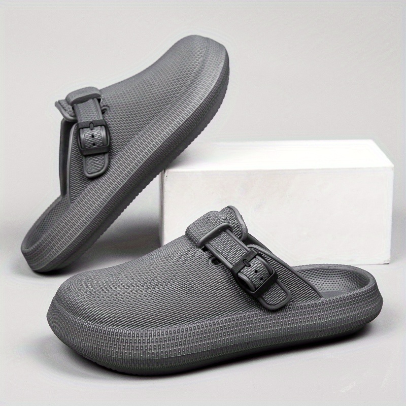 Men's Quick Dry Adjustable Buckle Strap Slip On Clogs