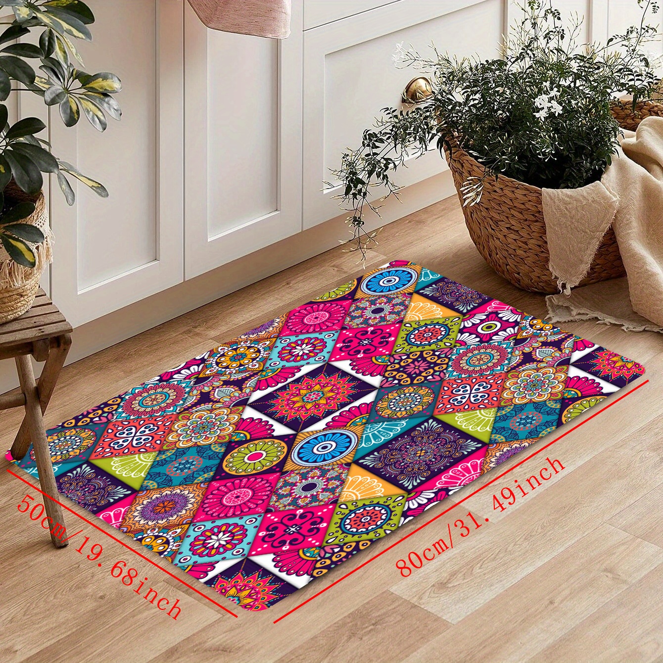 Mandala Runner Rug Door Mat Rugs For Entryway Kitchen Bathroom Bedroom -  Temu