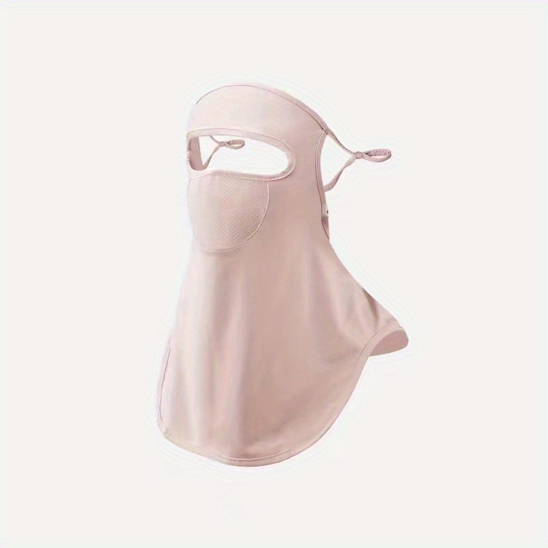 Solid Ice Silk Neck Gaiter for Outdoor Sunscreen