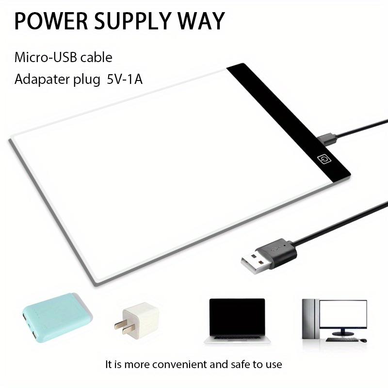 Artificial Diamond Painting A4 A3 A2 Led Light Pad Kit diy - Temu