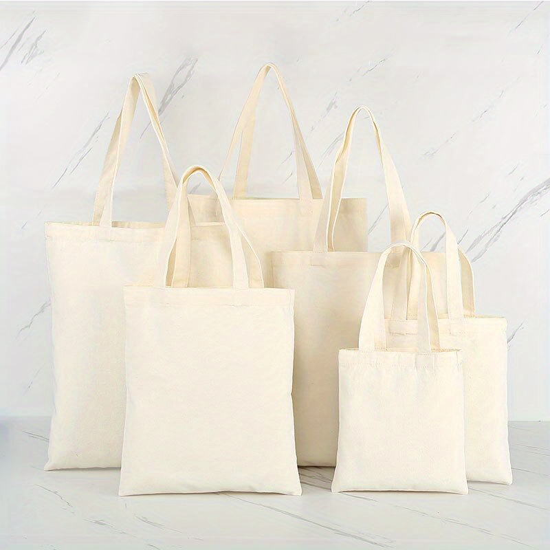 Minimalist Solid Color Canvas Bag Lightweight Versatile Temu