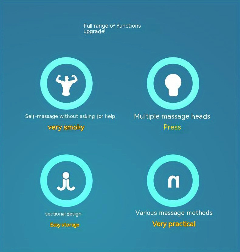 S shaped Multi point Massage Tool Massage Stick Roller Temu