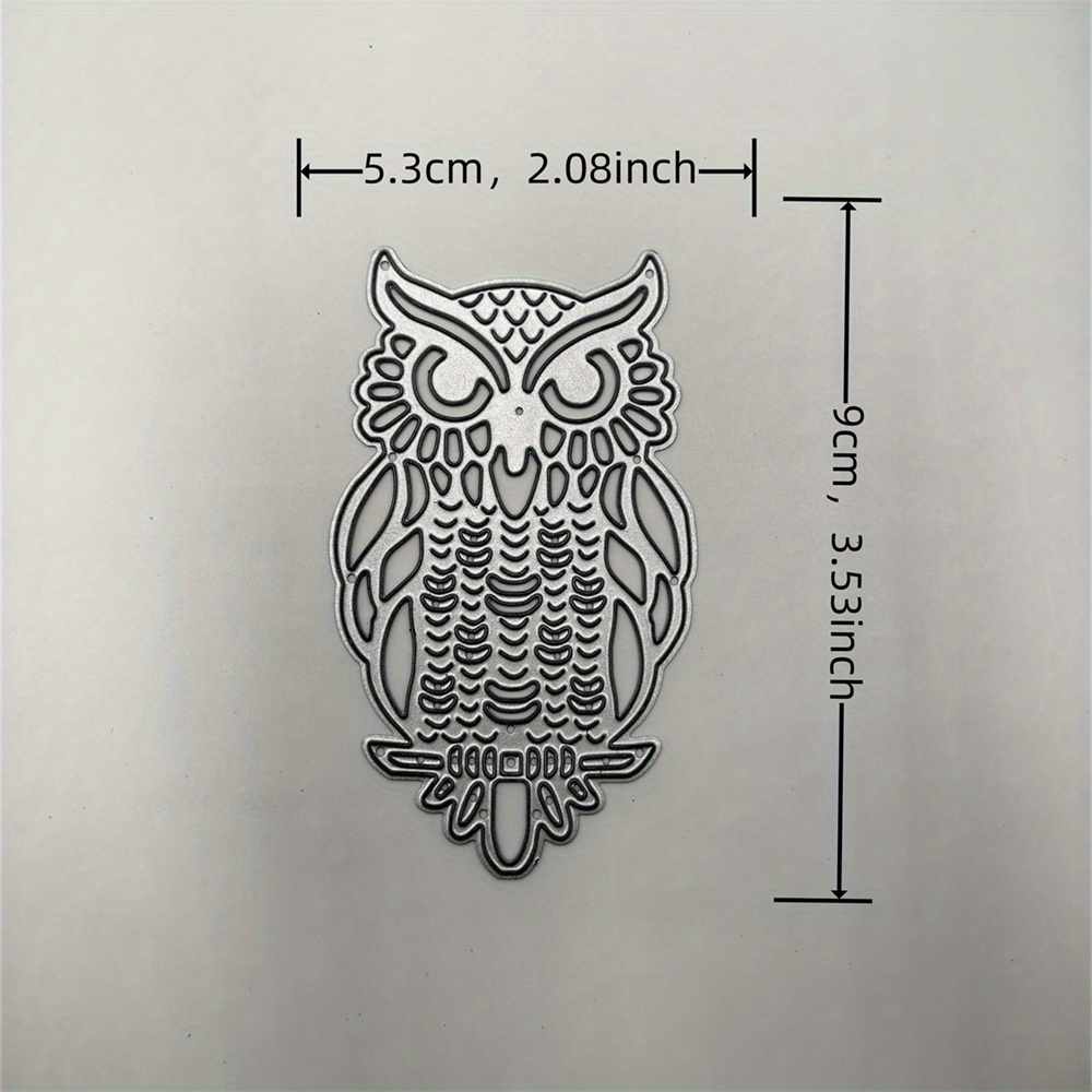 Animal Owl Cutting Die Stencil For Scrapbooking Craft Diy