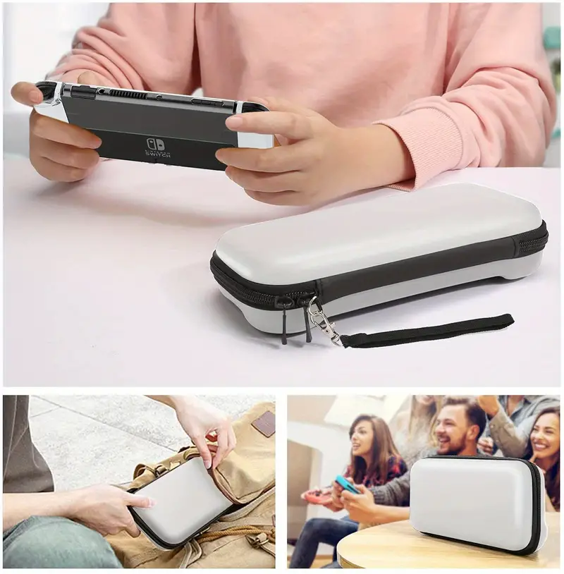 1pc pouch protector bag for nintendo switch oled joycon joy con case carcasa protection fundas shell game accessories skin cover details 8