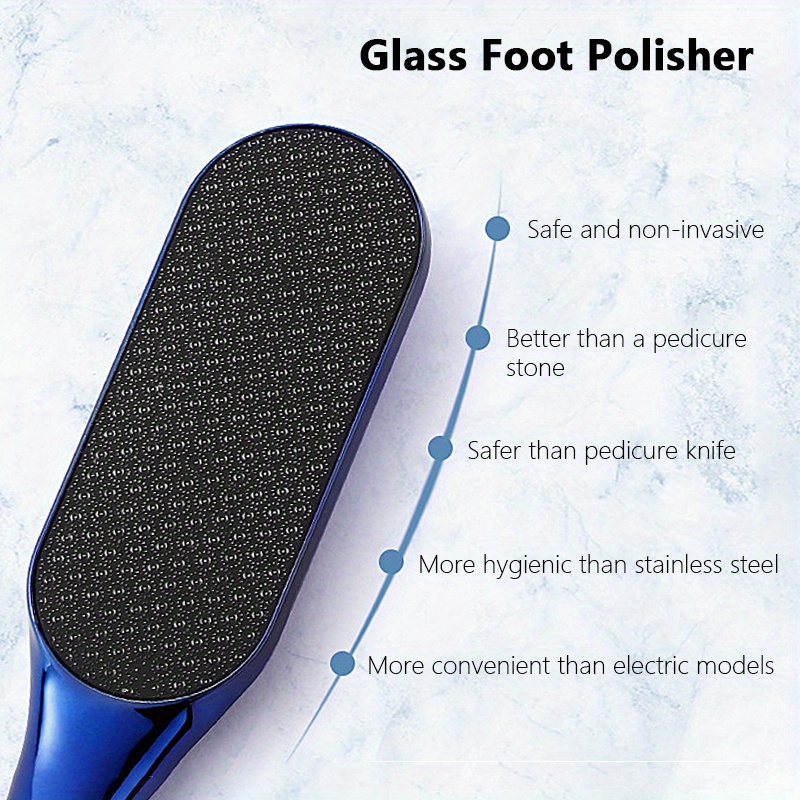 Glass File For Dead - Callus Remover With Glass Etching Technology,  Scrubber Dead Remover Heel Scraper, Gently For Wet And Dry Feet - Temu