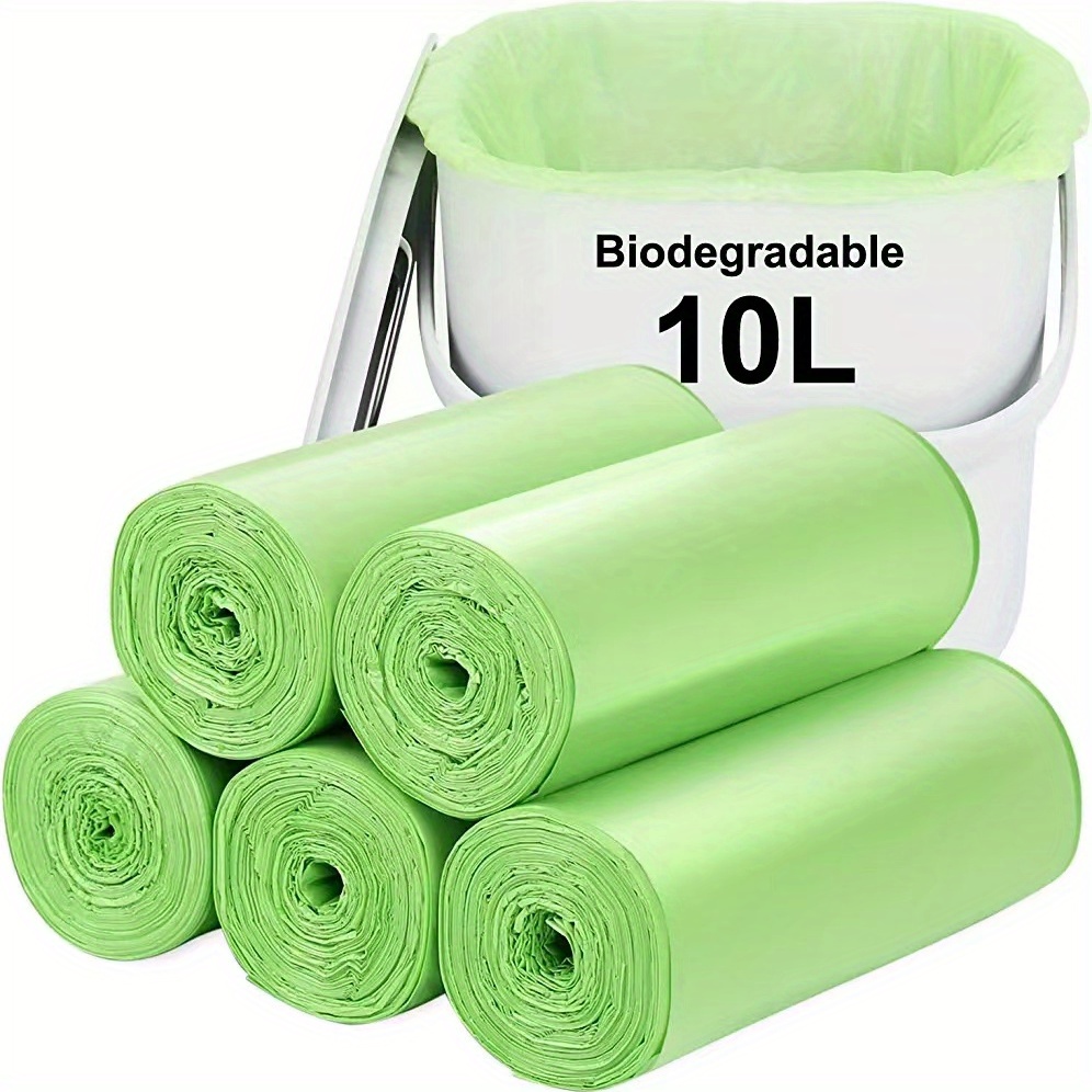 100pcs Household Garbage Bags With Breakpoint & Colorful Plastic