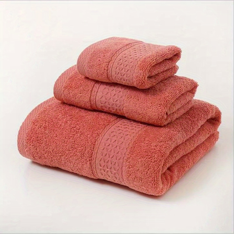 Soft And Absorbent Solid Color Towel Set - Includes 1 Bath Towel