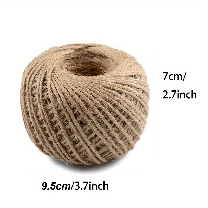 Jute Twine String Thin Natural Hemp Twine For Gift Wrapping - Temu