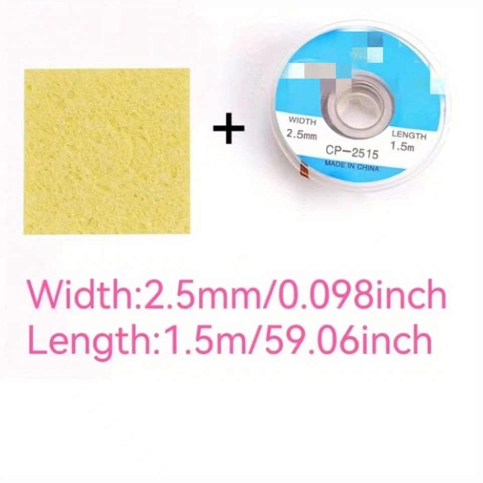 1pc 2.0mm 1.5m Ruban De Tresse À Dessouder Fil De Soudure - Temu Canada