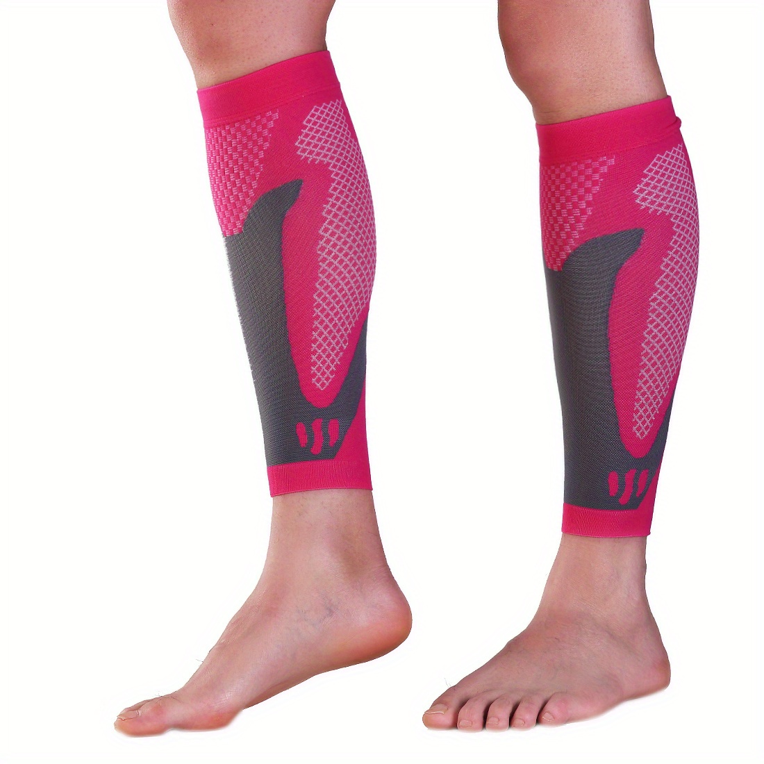 1 Pair Compression Calf Sleeves for, Varicose Vein Relief & Achilles Tendon Support - Elastic Leg Socks with Compression, Post-Surgery Recovery, Warmth & Improved Circulation (Hand Wash Only) - Grade-Like Fit