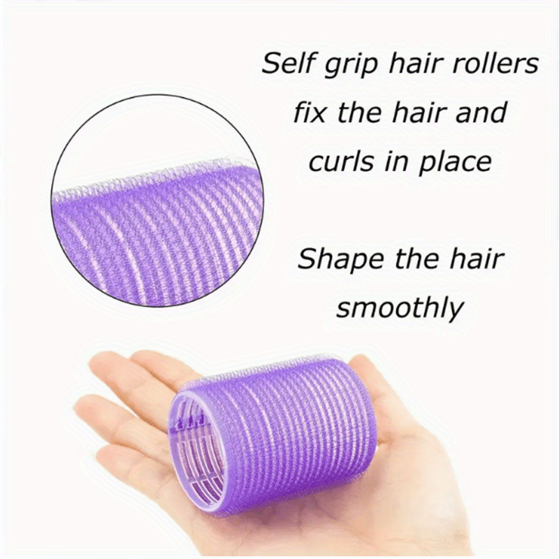 Self Grip Hair Rollers Self Grip Hair Curlers Create Waves Temu