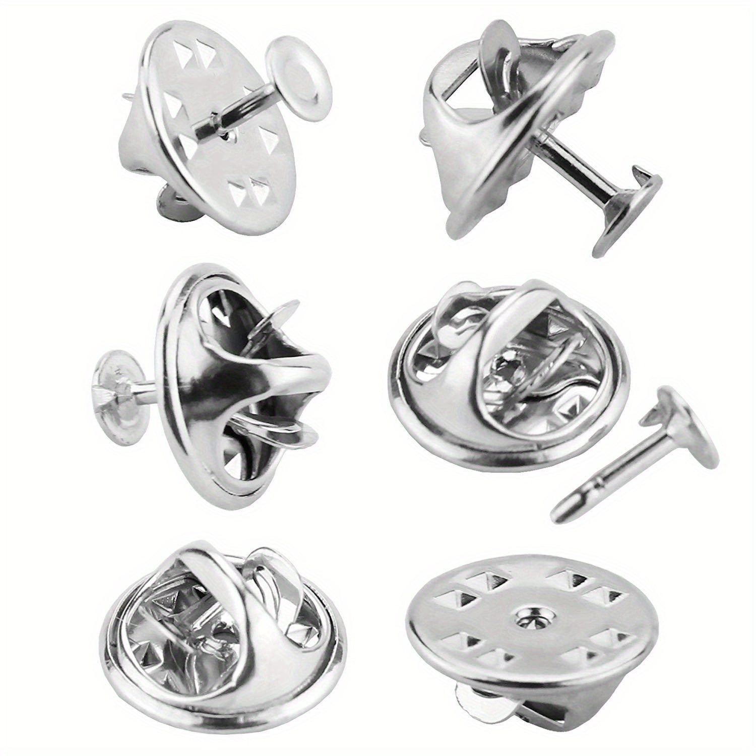 Pin Backs Lock Pin Backs Lapel Push Pin Retainer Blank Pin - Temu