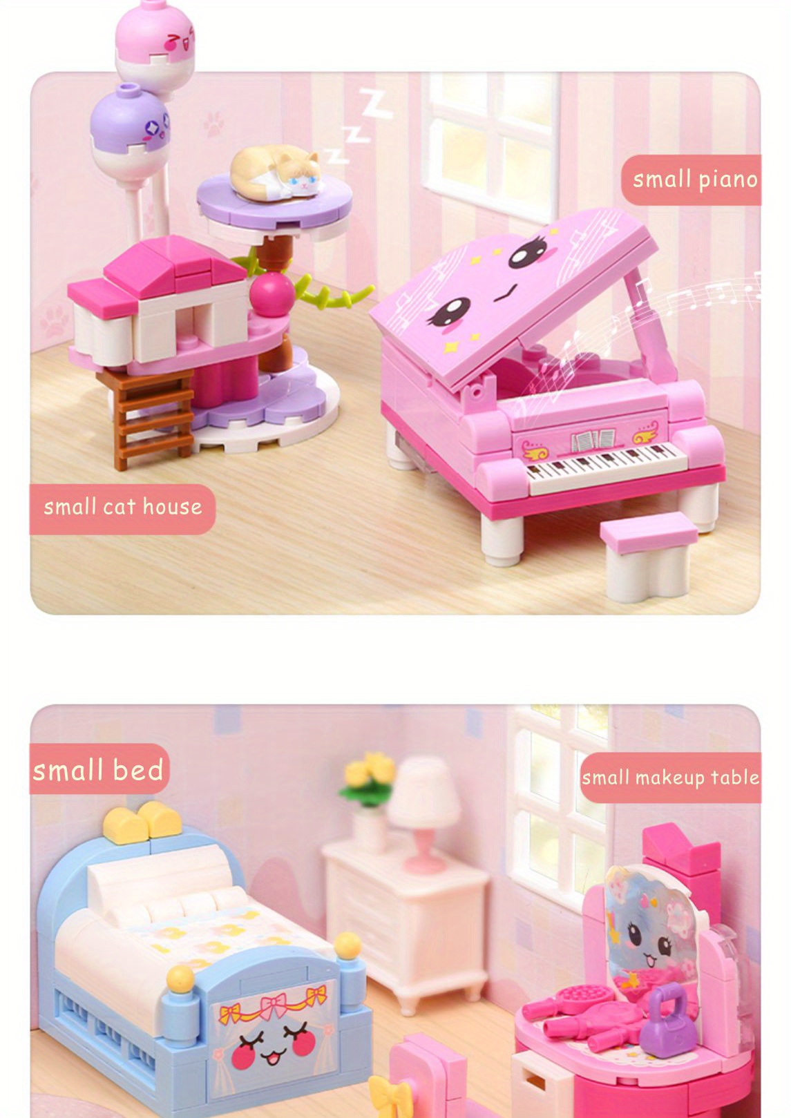 Little Appliance Girl Furniture Building Blocks Blind Box Playhouse Toy