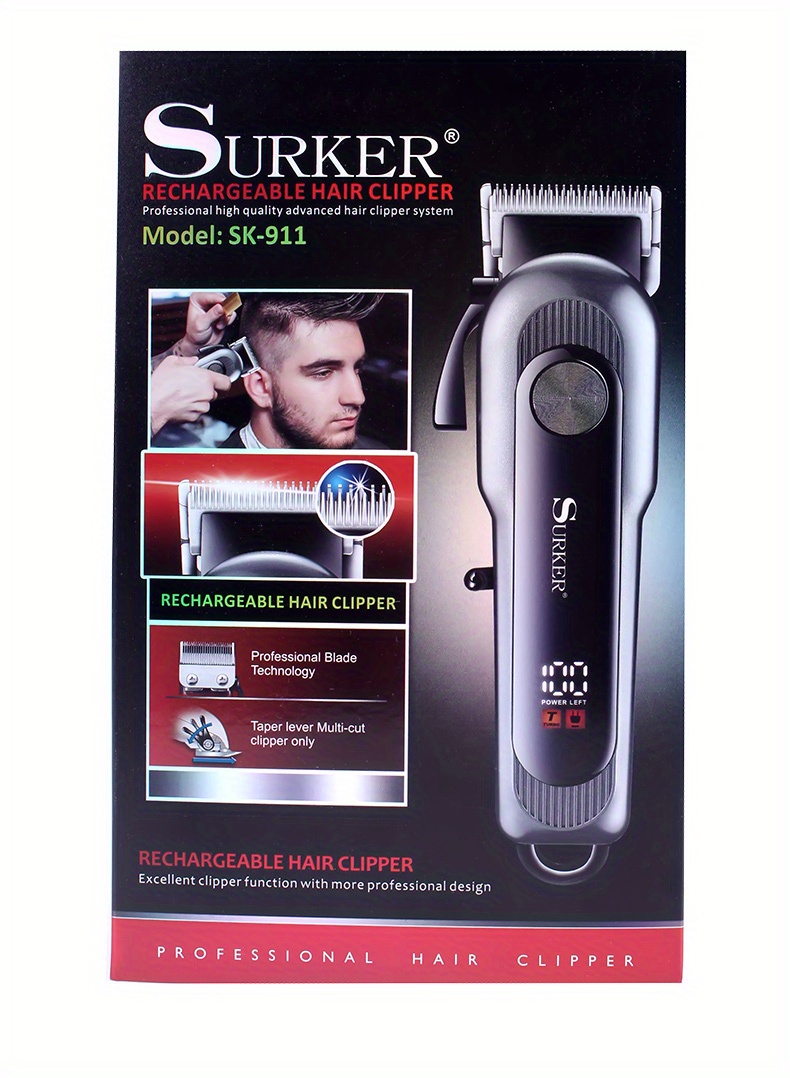 electric hair clipper retro oil head electric push shear professional hair clipper beard hair cutting machine details 16