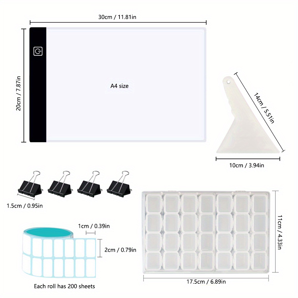 THINFAR A3/A4 Tavolo Luminoso, Tavoletta Luminosa A3/A4 per