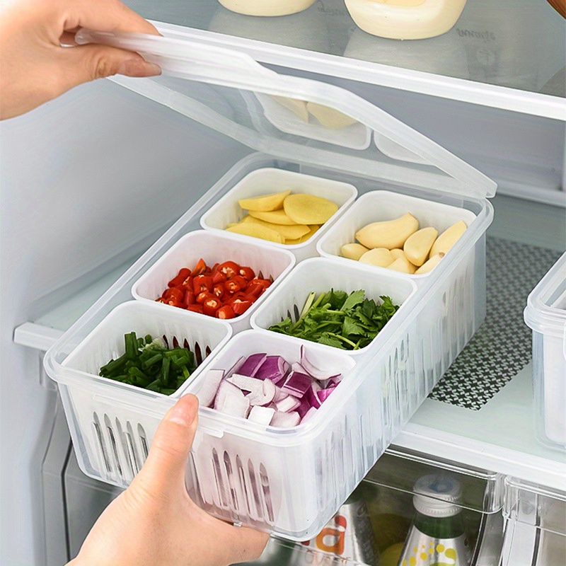 1pc Organizador Refrigerador Contenedores Plástico - Temu