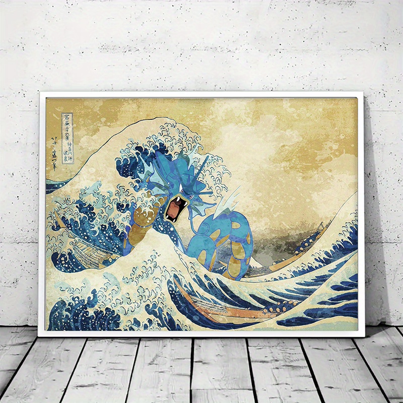 Anime Pictures Canvas Paintings Vintage Wall Art Little - Temu