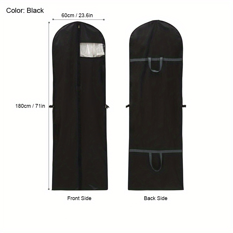 Men's Black Suit Garment Bag for Travel and Storage