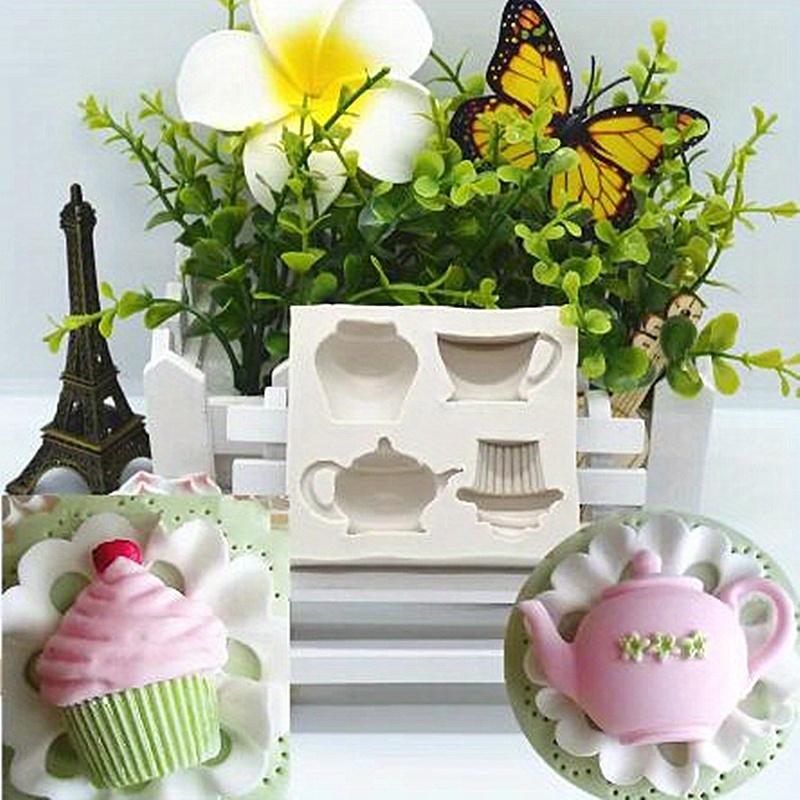 Flower shaped Silicone Cupcake molds, Candy Molds