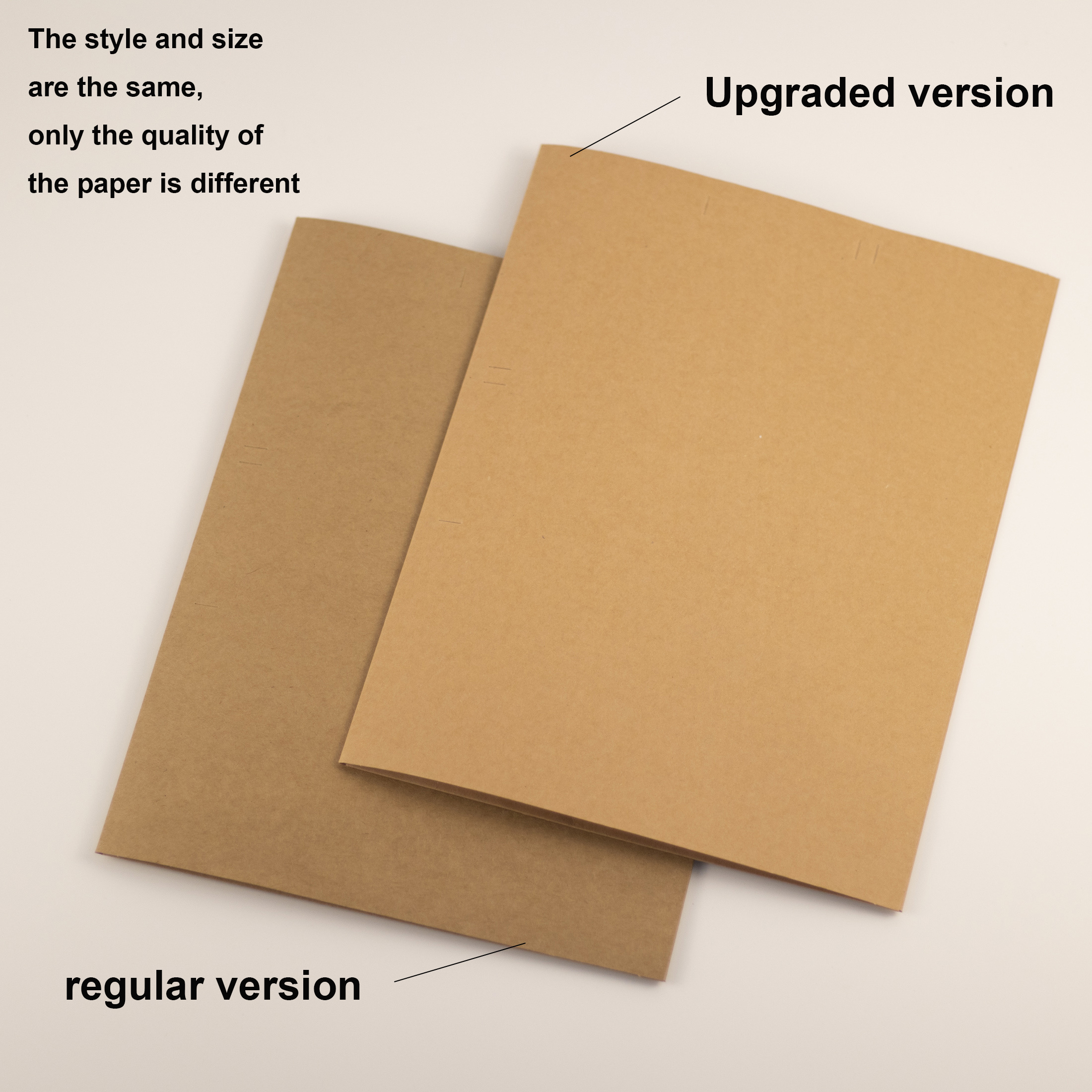 A4 Kraft Paper Folders Thick Paper Single Temu Australia