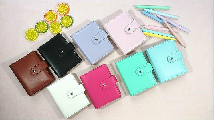 A7 Pu Leather Budget Binder Wallet Accessories Set Lable Stickers