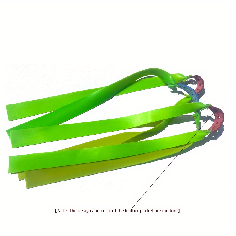  20 Pack (49.5 cm) 1mm Slingshots Flat Rubber/Latex Band for  Slingshot Powerful Sling Shots Rubber Bands Fast Springback Replacement  Hunting Catapult Elastic Bungee (Green) : Sports & Outdoors