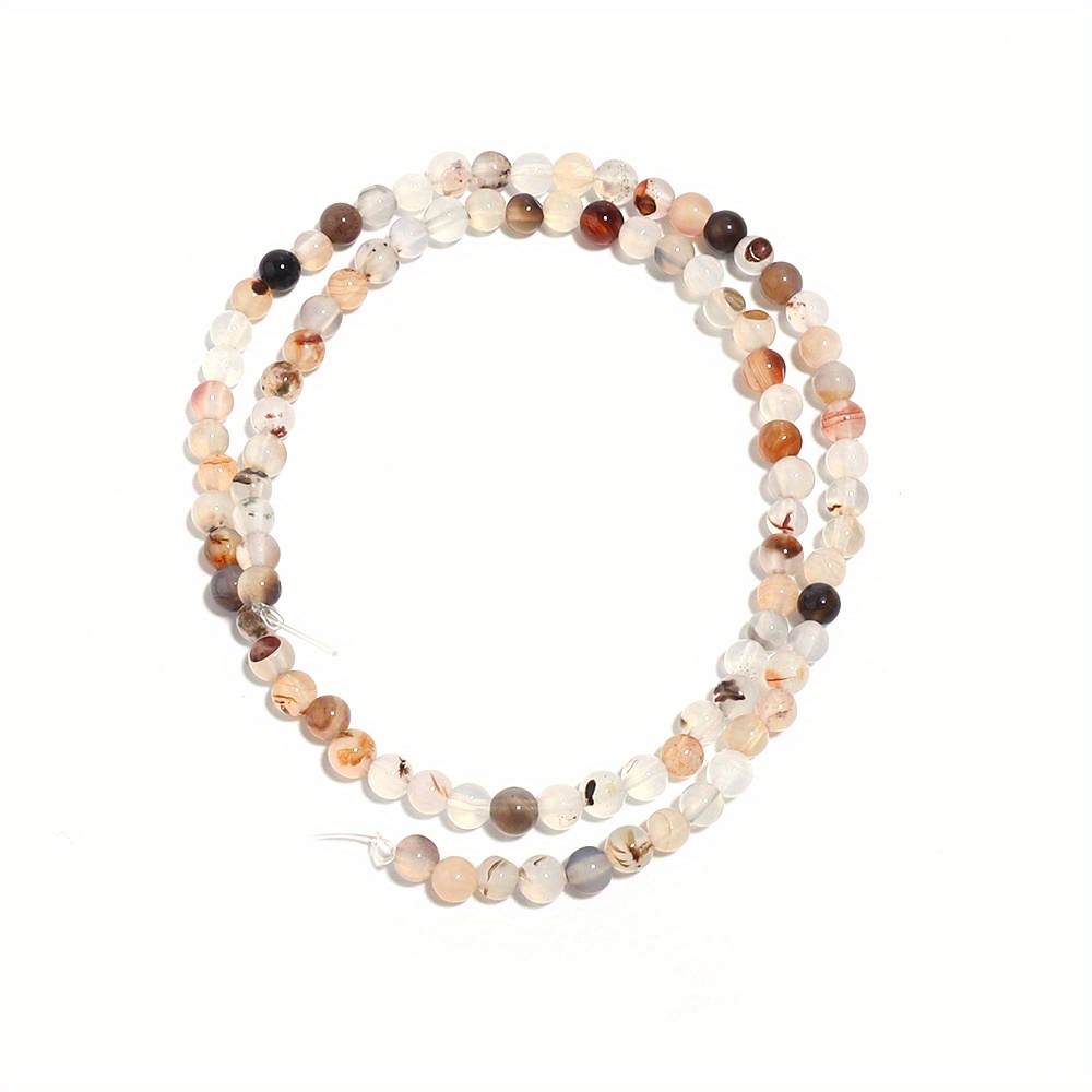 Image of Black And White Agate Loose Round Beads, Beads & Bead Assortments, Diy Bracelets, Bangles, Necklaces, Jewelry Accessories, . 90/60/45/35/32pcs