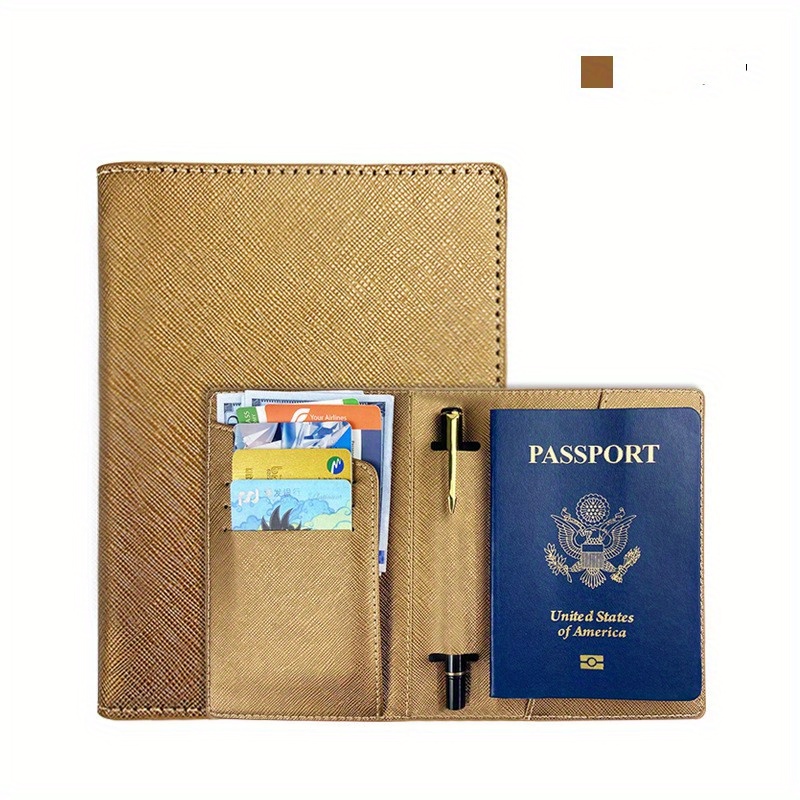 ; Passport Insert (PU Leatherette Cover)