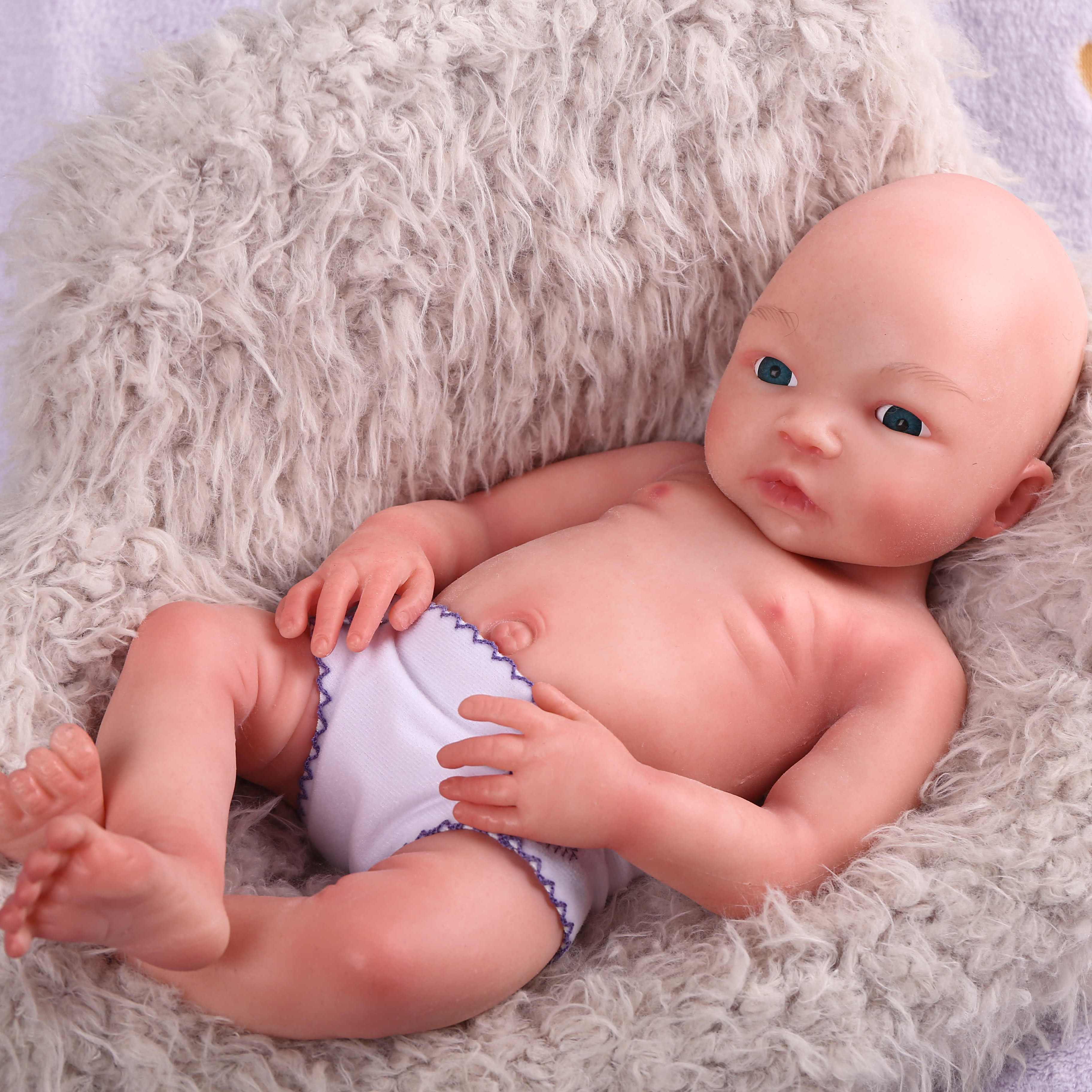 ♥ Thistleberry Babies Full Body Solid Silicone Baby Girl