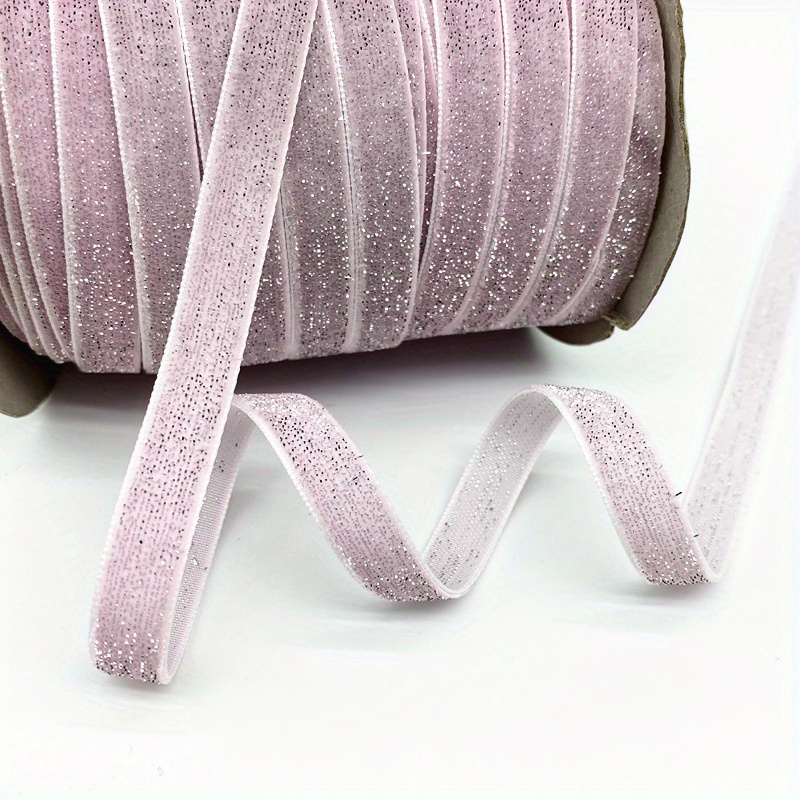 Light Pink Velvet String Ribbon 1/8 Inch 1 Yard 