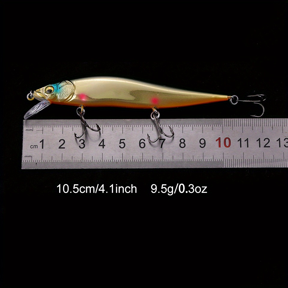 Minnow Fishing Wobbler Lure Esca Artificiale Dura Trolling - Temu Italy