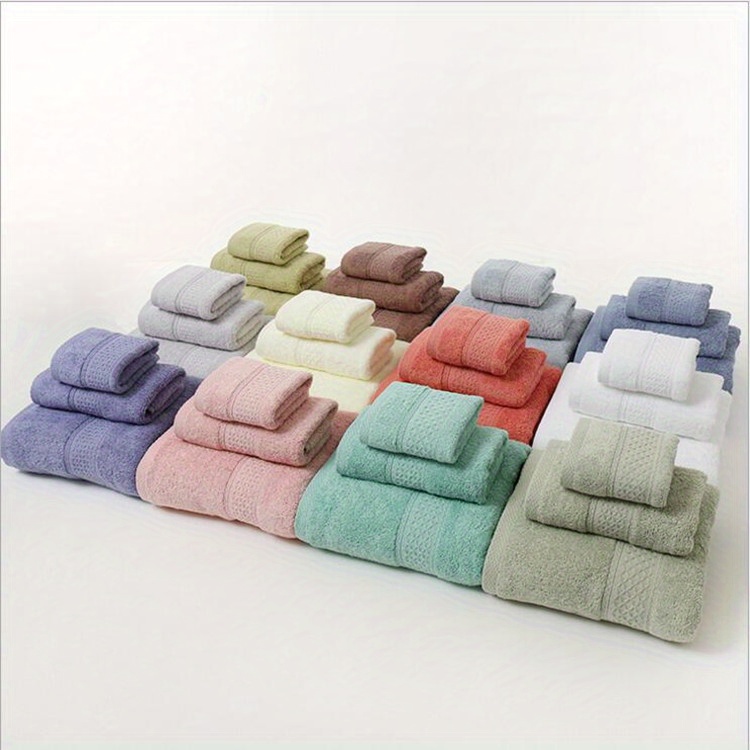 Towel Set, 1/2 Bath Towels, 1/2 Hand Towels And 1/2 Wash Cloths, Pure  Cotton Towels For Bathroom, Red Towel Sets, Bathroom Accessories - Temu