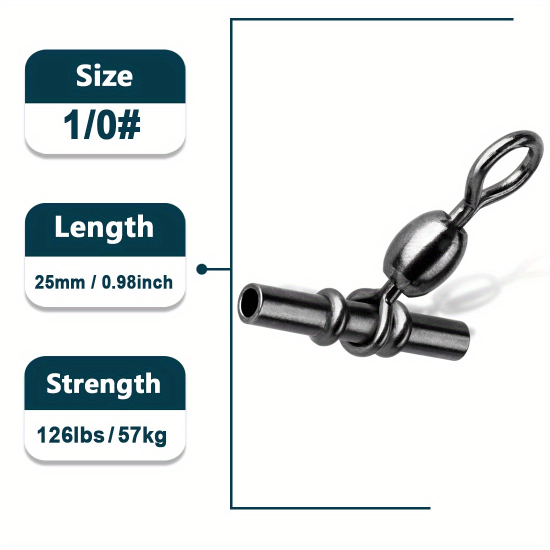 9km 3 way Fishing Swivels Fishing Barrel Swivels T shape - Temu Austria