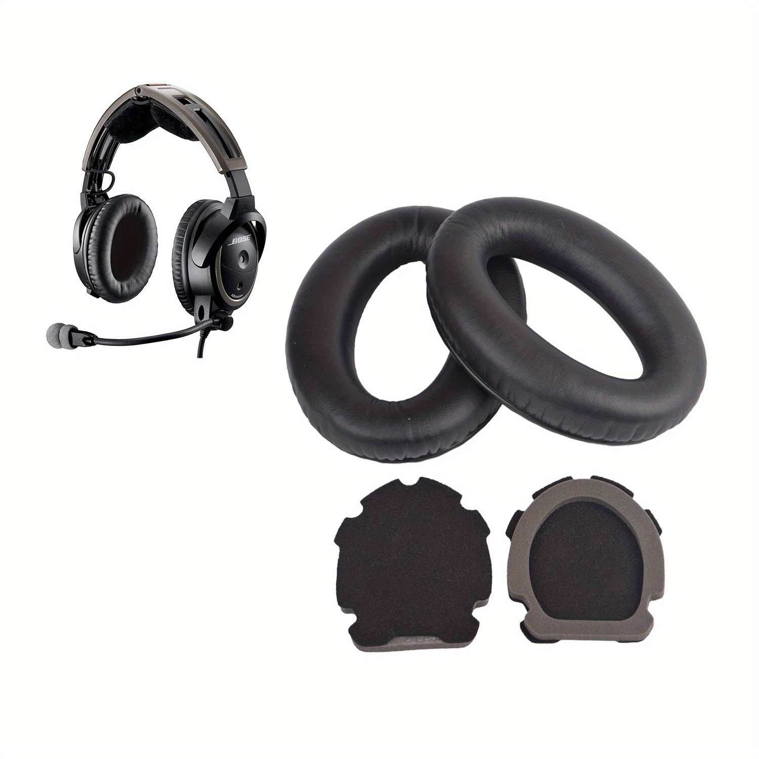 Replacement Ear Pads Upgraded Premium Ear Cushions Leather Temu