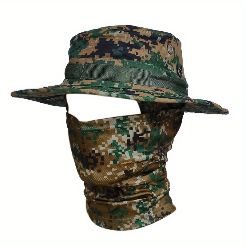 Foldable Camouflage Boonie Hats For Men For Men Ideal For Mountaineering,  Fishing, And Outdoor Activities With Wide Brim And Shade From Haydena,  $11.91