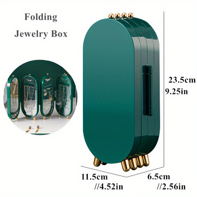 Folding jewelry clearance organizer