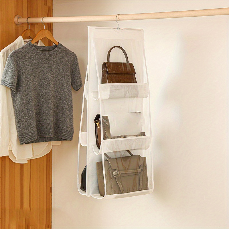 Hanging Purse Organizer Closet 4 Layers Wardrobe Space - Temu