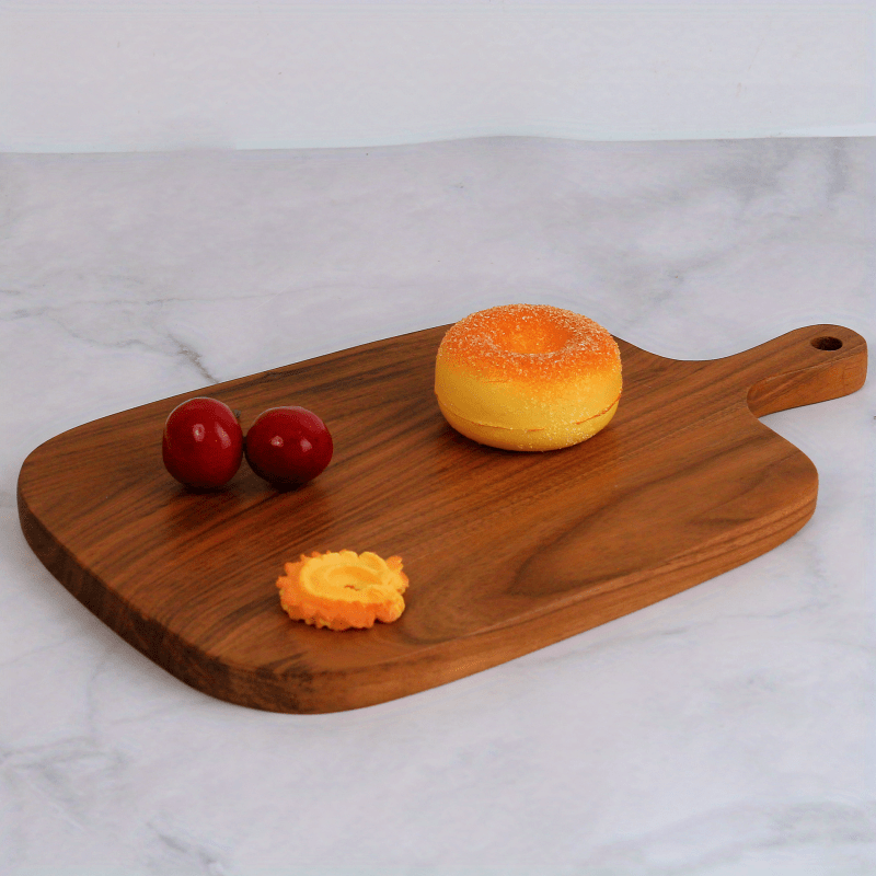 Reusable Wooden Cutting Board - Perfect For Home Kitchen & Outdoor