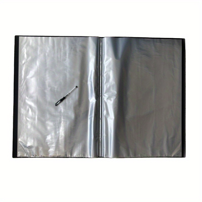 20/40 pocket Display Book Plastic Sleeves Portfolio Folder Temu