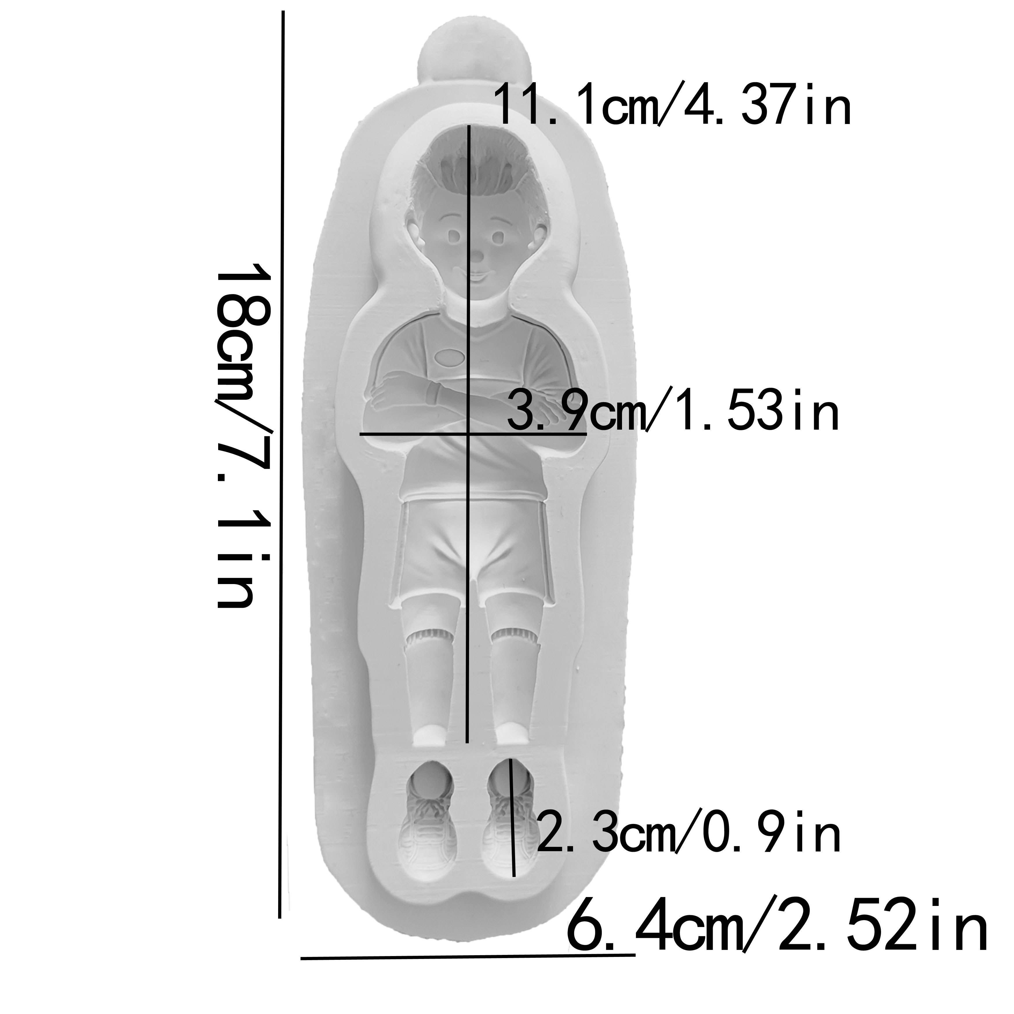 1 Pezzo Giocatore Calcio E Stivali Stampo Cioccolato Stampo - Temu Italy