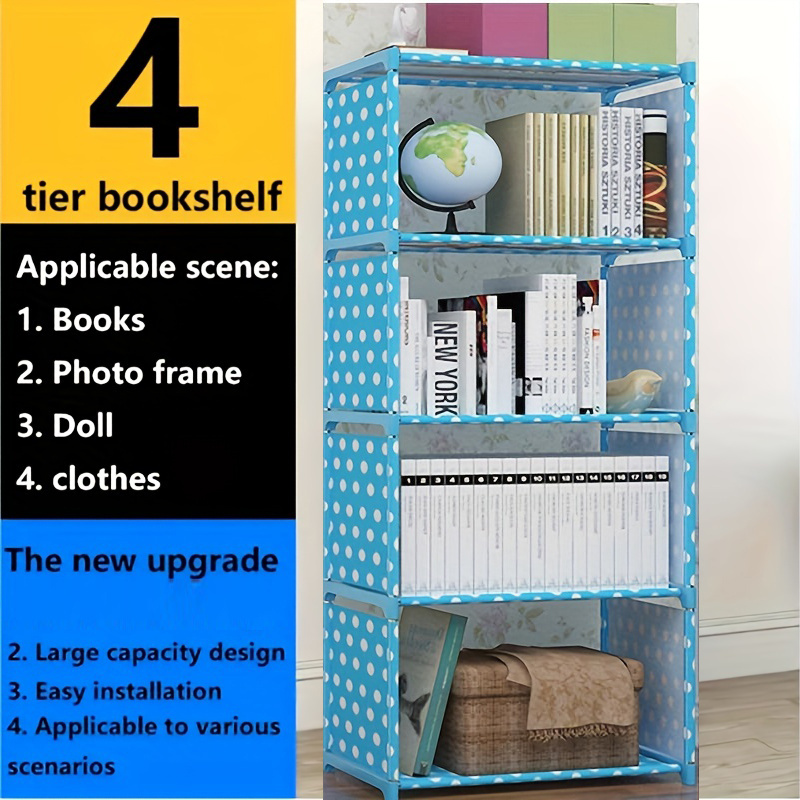 Hand Push Style Children's Storage Shelf Toy Clothes Storage Drawers  Finishing Rack Cabinet Cosmetic Organizers Sundries