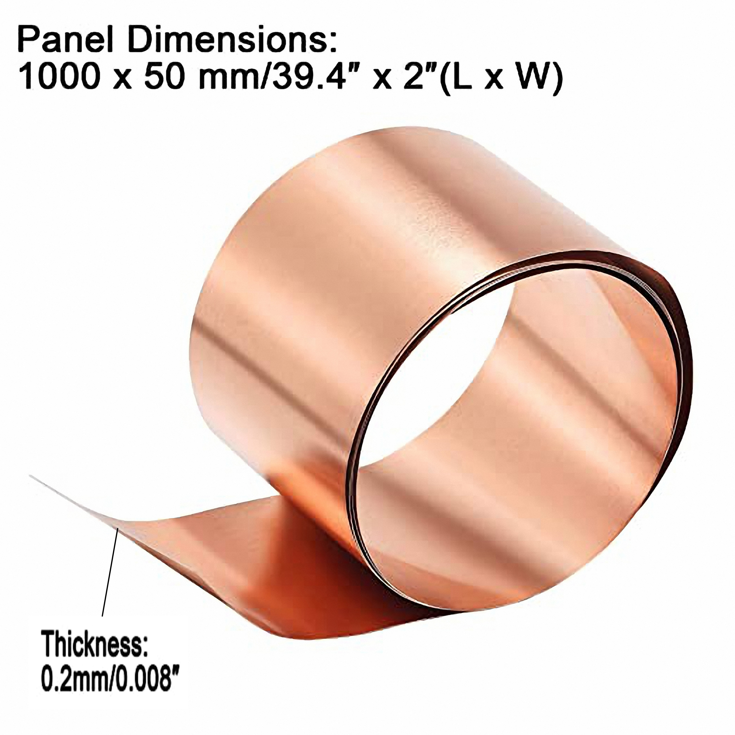 Copper Sheet Copper Strip Copper Plate Skin Red Copper - Temu