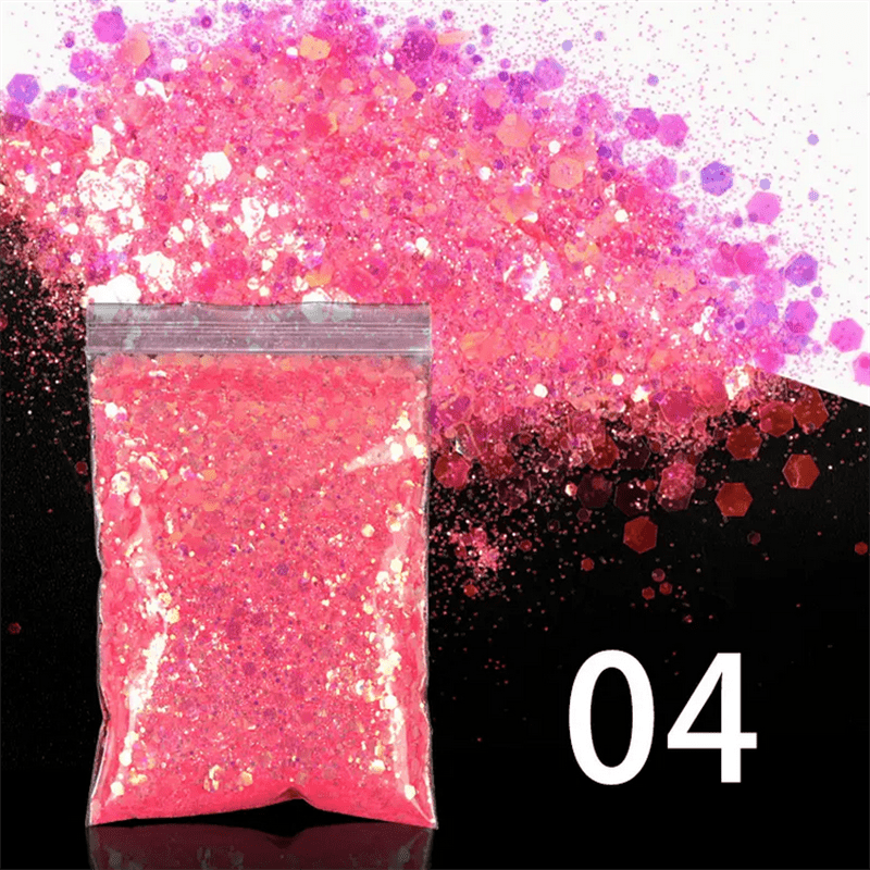 Labstandard Craft Glitter Sequins for Resin,Mixed Chunky Fine Glitter  Sequins Flakes,for DIY Crafts, Premium Nail Art, Tumblers Painting,Jewelry