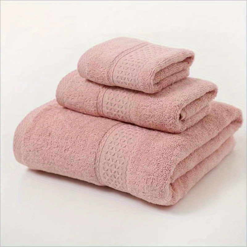 Solid Color Washcloths For Bathroom Cotton Washcloth Set - Temu