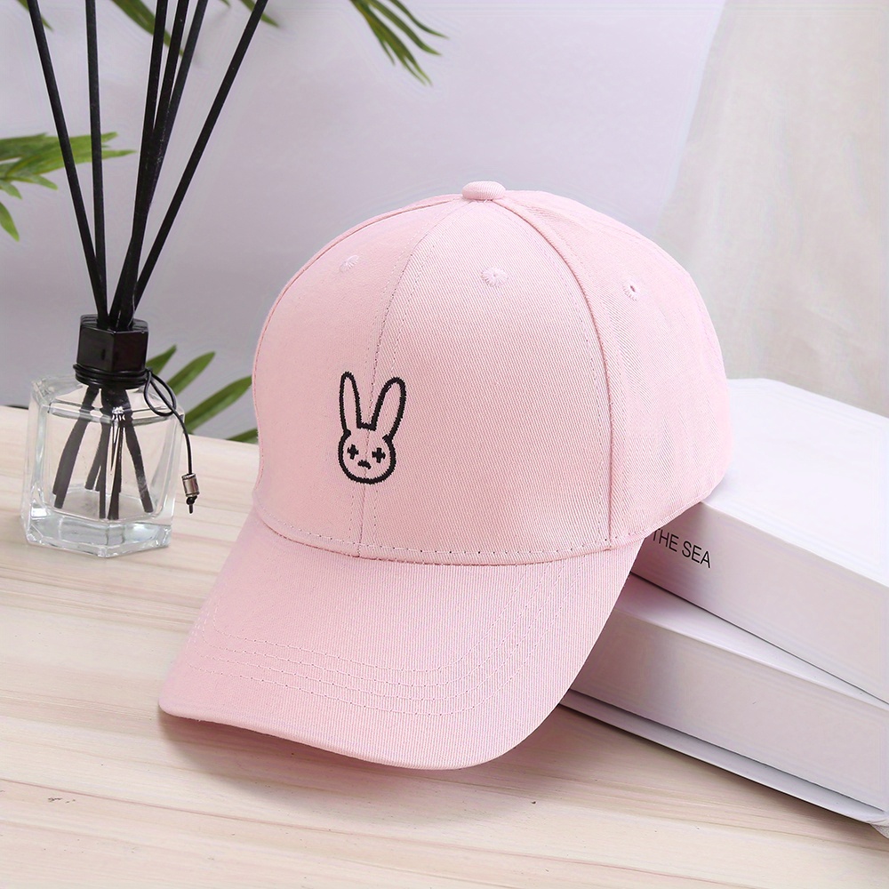 Bad Rabbit Embroidered Baseball Adjustable Solid Color Dad Hats Lightweight  Breathable Couple Sun Hats For Women & Men - Temu