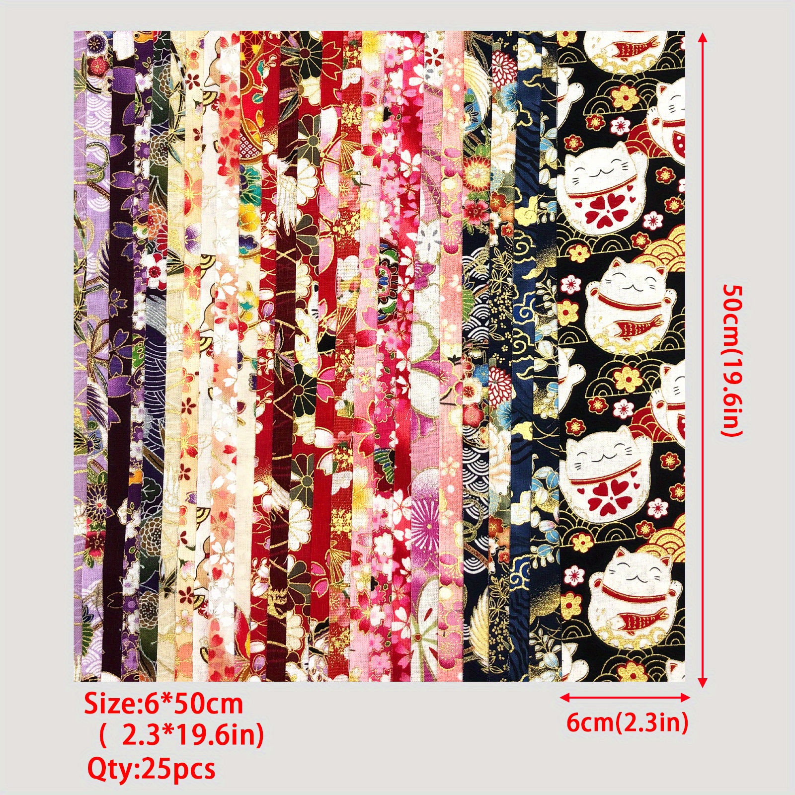 Fabric Strips Roll Collection Jelly Fabric Quilting Strips Temu