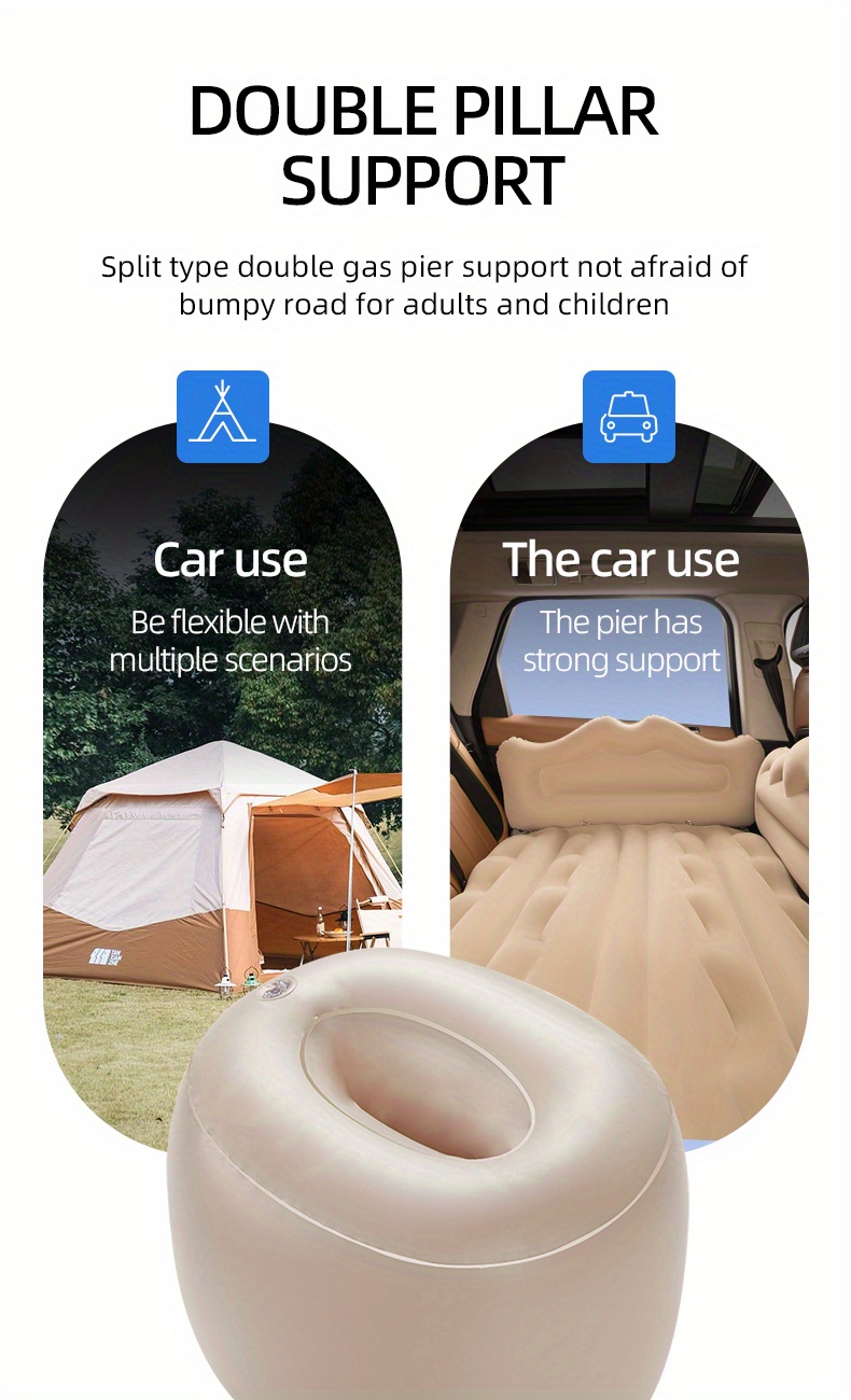 BOLU-colchón inflable de viaje para coche, cama, asiento trasero,  almohadilla para dormir, colchón para coche portátil Premium, Universal –  Los mejores productos en la tienda online Joom Geek