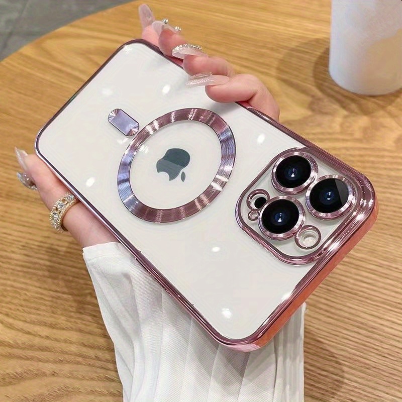 Plating Finger Ring Magnetic Case For iPhone 14/13/Pro/Max/Plus in 2023