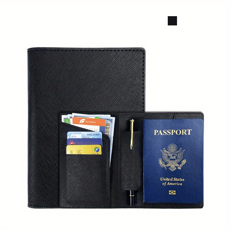 Passport Insert (PU Leatherette Cover)