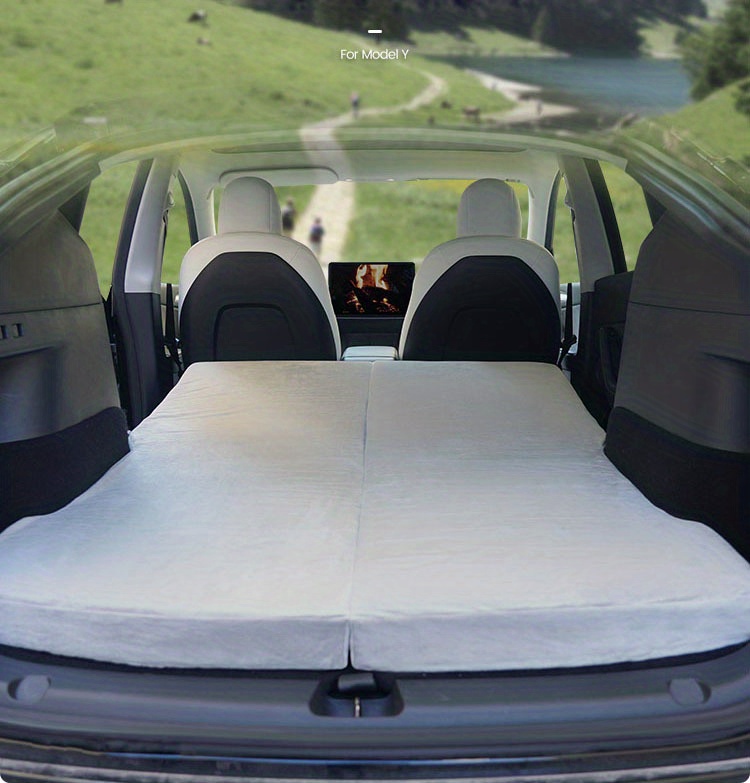 Model 3 Mattress For Car Model Y Travel Sleeping Mattress Non Inflatable  Foldable Car Bed Camping Mattress